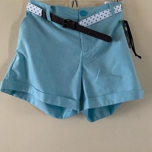 U.S. Polo Assn. Aqua Cuffed Shorts size 15/16 New
